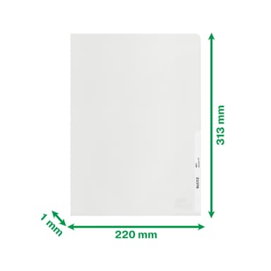 Leitz Recycle muovitasku 140my PP app 25/pss, CO2 hiilineutraali