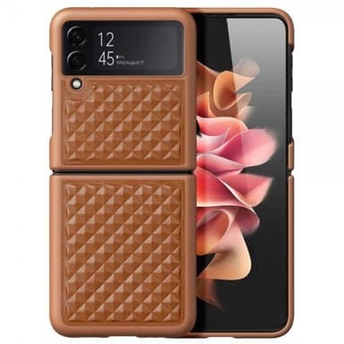 DUX DUCIS Samsung Galaxy Z Flip 4 Kuori Venice Series Ruskea