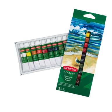 Derwent Academy Vesivärit 12ml 12kpl