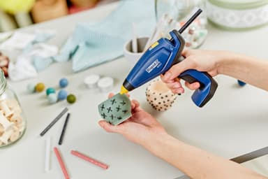 Glue D7x90mm Glitter W/B/RG Bag of 36pcs