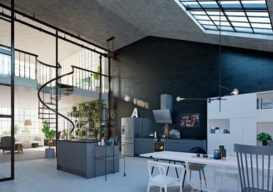 Epoq Trend Eco kehys keittiöön 233x5 (siniharmaa)