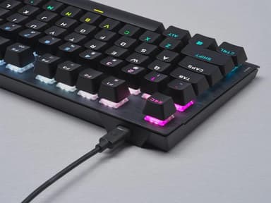 Corsair K60 PRO TKL RGB mekaaninen pelinäppäimistö (musta)