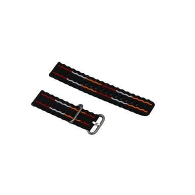 Kellon ranneke silikoni Musta 22 mm