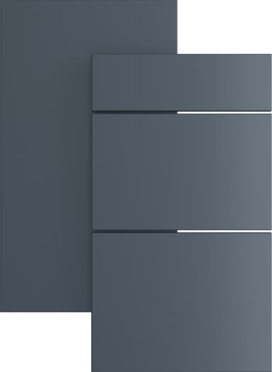 Epoq Trend Eco kaapinovi keittiöön 50x92 (siniharmaa)