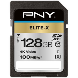 PNY Elite-X SDXC muistikortti (128 GB)
