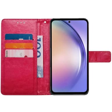 Lompakkokotelo 3-kortti Samsung Galaxy A54 5G - Vaaleanpunainen