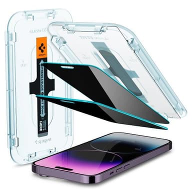 Spigen iPhone 14 Pro Max Näytönsuoja GLAS.tR EZ Fit Privacy 2-pakkaus
