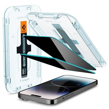 Spigen iPhone 14 Pro Näytönsuoja GLAS.tR EZ Fit Privacy 2-pakkaus