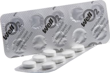 WellO2 Menthol vesitabletit (20 kpl) 915024