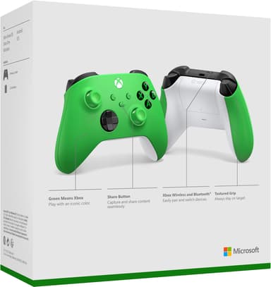 Microsoft Xbox Wireless langaton ohjain (Velocity Green)
