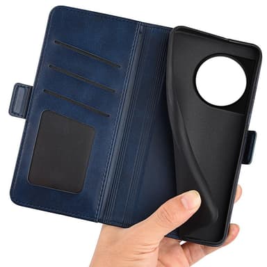 SKALO OnePlus 11 5G Premium Wallet Lompakkokotelo - Sininen