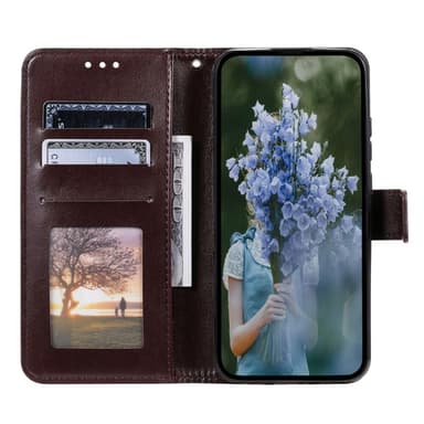 SKALO Motorola Moto E13 4G Mandala lompakkokotelo - Ruskea