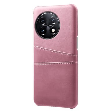 SKALO OnePlus 11 5G PU-nahkainen Korttikotelo - Ruusukulta