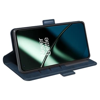 SKALO OnePlus 11 5G Premium Wallet Lompakkokotelo - Sininen
