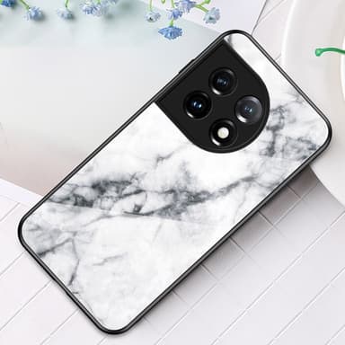 SKALO OnePlus 11 5G Marmori karkaistu lasi TPU-suojakuori - #6