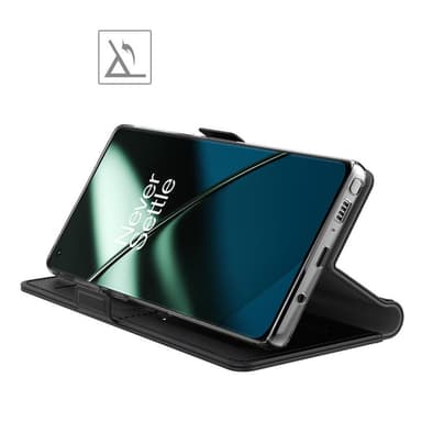 SKALO OnePlus 11 5G Kortinhaltijan peililompakko - Musta