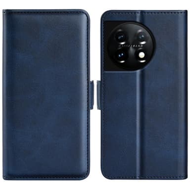 SKALO OnePlus 11 5G Premium Wallet Lompakkokotelo - Sininen