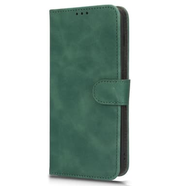 SKALO OnePlus 11 5G Matt PU Nahka lompakkokotelo - Vihreä
