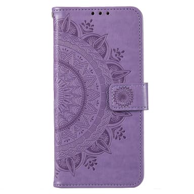 SKALO Motorola Moto E13 4G Mandala lompakkokotelo - Violetti