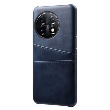 SKALO OnePlus 11 5G PU-nahkainen Korttikotelo - Sininen