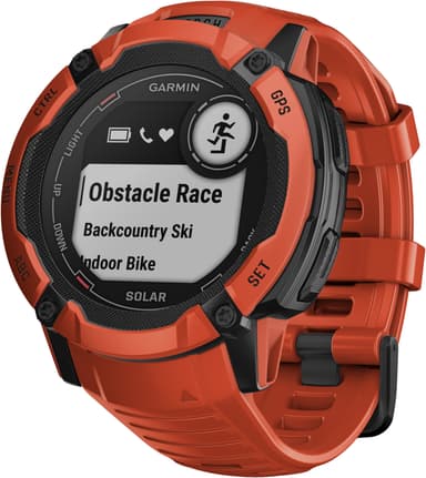 Garmin Instinct 2X Solar ulkoilukello (punainen)