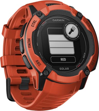 Garmin Instinct 2X Solar ulkoilukello (punainen)