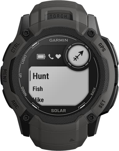 Garmin Instinct 2X Solar ulkoilukello (grafiitti)