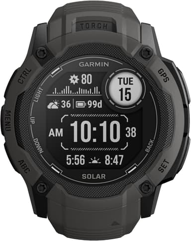 Garmin Instinct 2X Solar ulkoilukello (grafiitti)