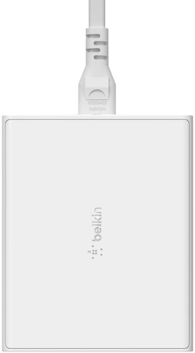 Belkin 108W GaN 4-Port Universal yleislaturi (valkoinen)