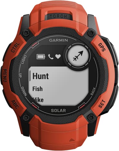 Garmin Instinct 2X Solar ulkoilukello (punainen)