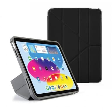 Pipetto iPad 10.9 Kotelo Origami No2 Shield Musta