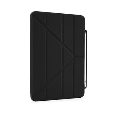 Pipetto iPad 10.9 Kotelo Origami No3 Pencil Case Musta