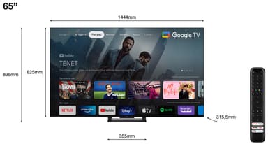 TCL 65" QLED870 4K älytelevisio (2023)