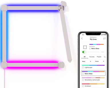 Nanoleaf Lines Squared LED valopalkki NL59K02-4SN00