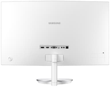 Samsung Curved 27" LED näyttö C27F591 (valk/hopea)