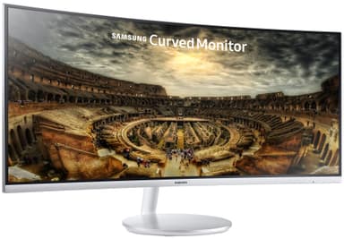 Samsung Curved 34" pelinäyttö C34F791 (valkoinen/hopea)
