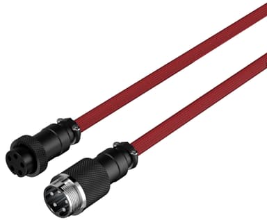 HyperX kierretty kaapeli näppäimistölle (punainen/musta)