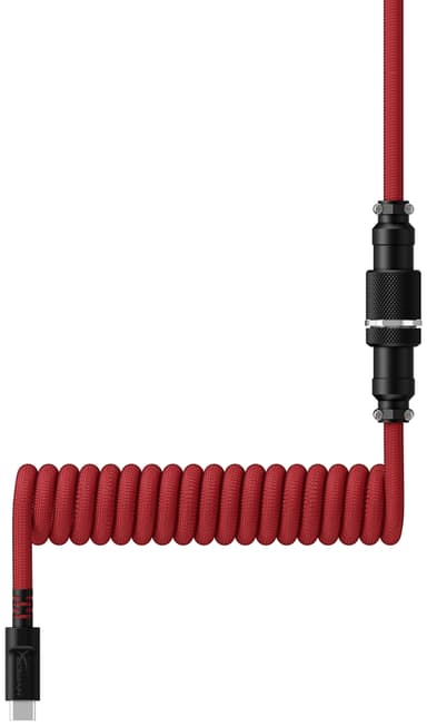 HyperX kierretty kaapeli näppäimistölle (punainen/musta)