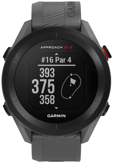 Garmin Approach S12 2022 GPS golfkello (harmaa)