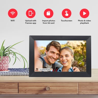 Lippa 10"" Frameo Digital Photo & Video frame