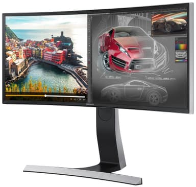 Samsung Curved 34" näyttö LS34E790CN (musta)