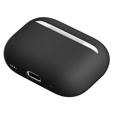 SKALO AirPods Pro 2 Huippuohut silikoninen suojakuori kotelolle - Musta
