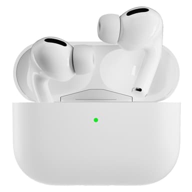 SKALO AirPods Pro 2 Huippuohut silikoninen suojakuori kotelolle - Valkoinen