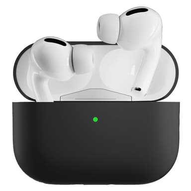 SKALO AirPods Pro 2 Huippuohut silikoninen suojakuori kotelolle - Musta