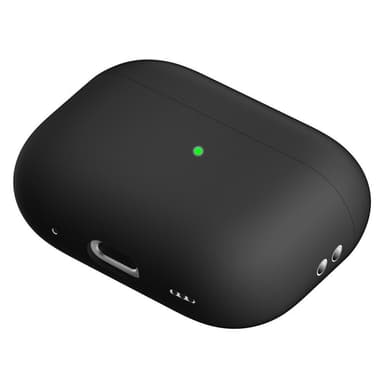 SKALO AirPods Pro 2 Huippuohut silikoninen suojakuori kotelolle - Musta