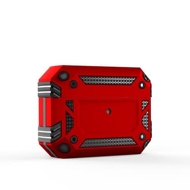 SKALO AirPods Pro Shockproof Armor suojakuori - Punainen