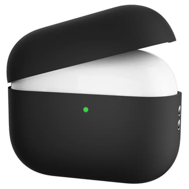 SKALO AirPods Pro 2 Huippuohut silikoninen suojakuori kotelolle - Musta