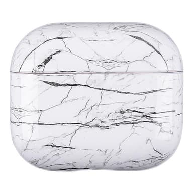 SKALO AirPods 3 Marmori suojakuori, jossa on karabiini - #4