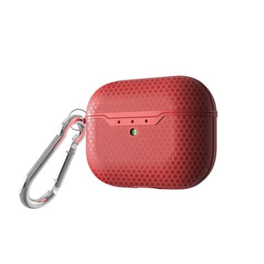 SKALO AirPods Pro Hexagon TPU suojakuori - Punainen