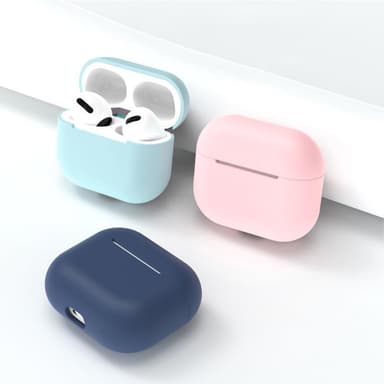 SKALO AirPods 3 Huippuohut silikoninen suojakuori kotelolle - Violetti